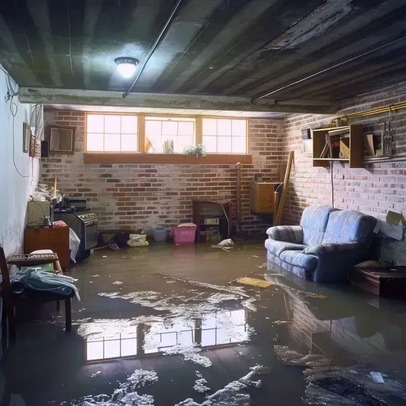 Flooded Basement Cleanup in Iowa Colony, TX